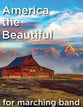 America the Beautiful Marching Band sheet music cover